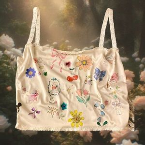 Handmade vintage slip top